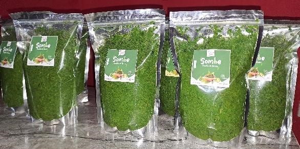 Fresh mortar-ground cassava leaves – 750g - Image 2